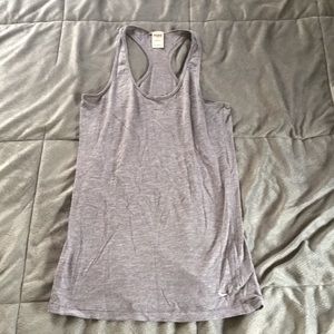 gray racer back tank